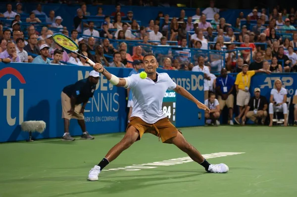 Nick Kyrgios Aus Semifinals Citi Open Tennis Tournament August 2019 — Stock Photo, Image