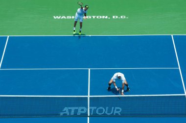 Jean-Julien Rojer (Ned) ve Horia Tecau (Rou) 4 Ağustos 2019'da Washington Dc'de düzenlenen Citi Open tenis turnuvasında şampiyonluk maçını kaybettiler.