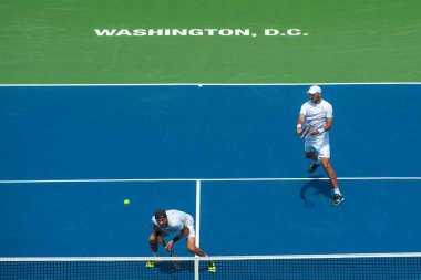 Jean-Julien Rojer (Ned) ve Horia Tecau (Rou) 4 Ağustos 2019'da Washington Dc'de düzenlenen Citi Open tenis turnuvasında şampiyonluk maçını kaybettiler.
