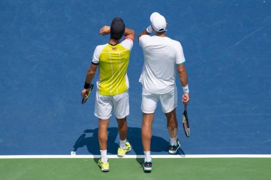 Raven Klaasen (Rsa) ve Michael Venus (Nzl) 4 Ağustos 2019'da Washington Dc'de düzenlenen Citi Open tenis turnuvasında çiftler şampiyonluğunu kazandılar.