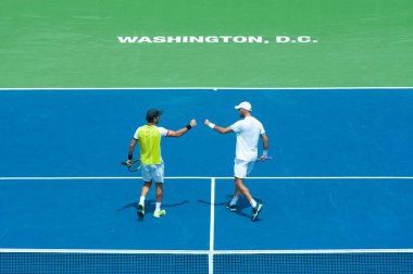 Jean-Julien Rojer (Ned) ve Horia Tecau (Rou) 4 Ağustos 2019'da Washington Dc'de düzenlenen Citi Open tenis turnuvasında şampiyonluk maçını kaybettiler.