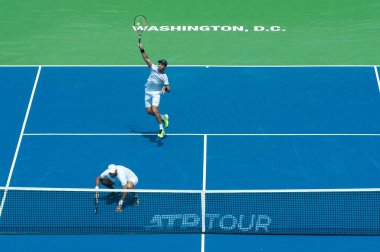 Jean-Julien Rojer (Ned) ve Horia Tecau (Rou) 4 Ağustos 2019'da Washington Dc'de düzenlenen Citi Open tenis turnuvasında şampiyonluk maçını kaybettiler.