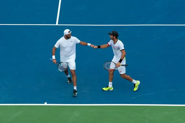 Jean Julien Rojer Ned Horia Tecau Rou Perdem Partida Campeonato — Fotografia de Stock