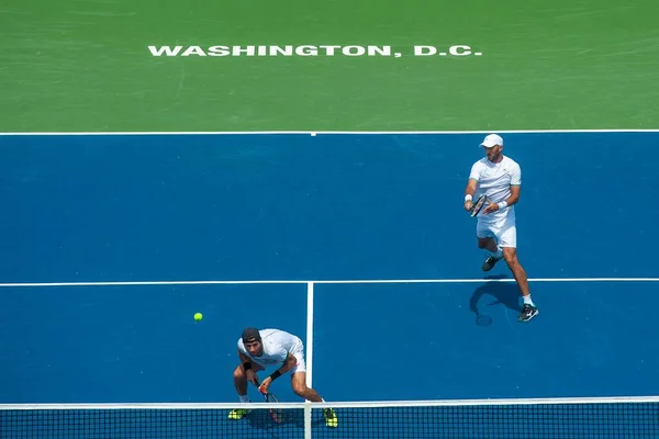 Jean Julien Rojer Ned Horia Tecau Rou Přijdou Titul Šampionát — Stock fotografie