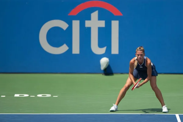 Camila Giorgi Ita Pierde Final Del Torneo Tenis Citi Open —  Fotos de Stock