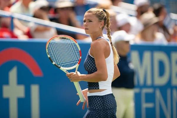 Camila Giorgi Ita Verliert Finale Des Citi Open Tennis Turniers — Stockfoto