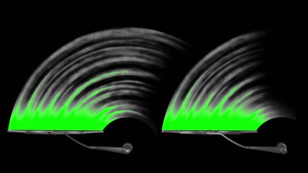 Animação de limpadores de pára-brisas — Vídeo de Stock