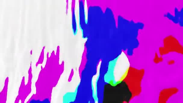 色の抽象的な斑点 — ストック動画