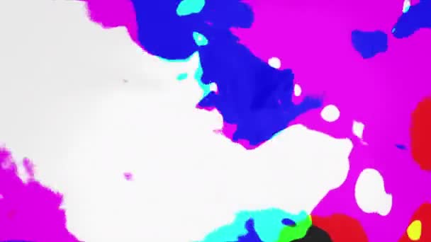 Colored abstract blots — Stock Video