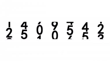 Siyah numaraları animasyonlu