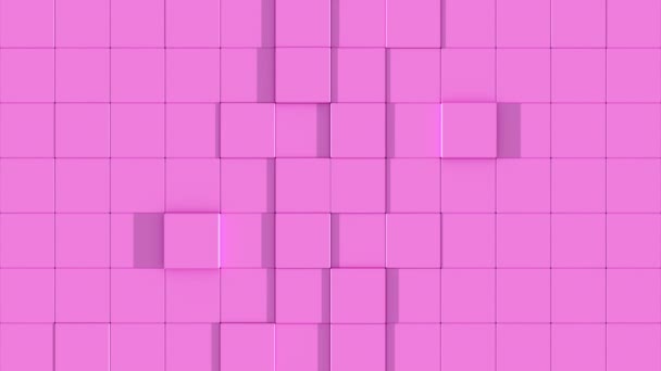Mur rose de cubes diviser 