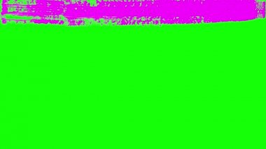 Boya fırçasının yatay darbeleri