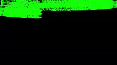 Boya fırçasının yatay darbeleri