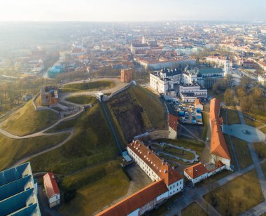 Gediminas Tepesi'nin havadan görünümü, Vilnius