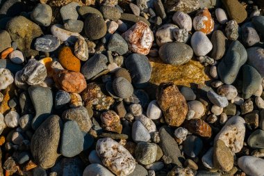 Arka plan, üstten görünüm çakıl taş