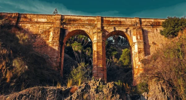 Aquaduct Arroyo Don Ventura Malaga Province Spanya — Stok fotoğraf