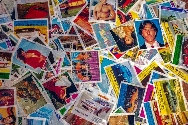 Коллекция Вкладышей Жвачки Стоковое Изображение