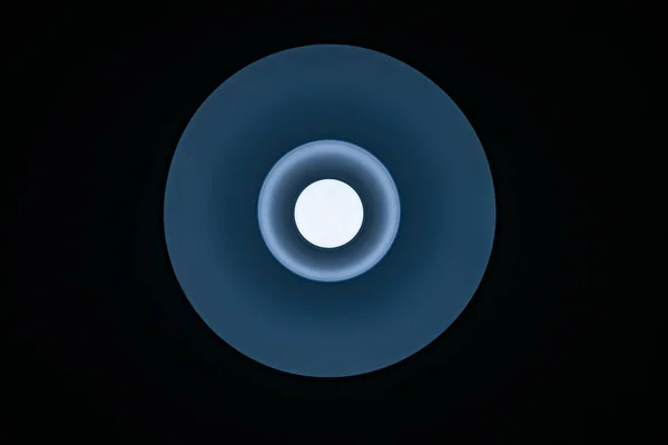 Lámpara Azul Eléctrica Con Bombilla Led — Foto de Stock