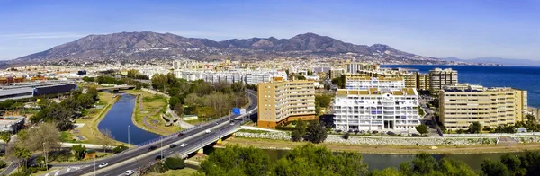 フエンヒロラ スペイン 2018 フエンヒローラ市内 Mlaga アンダルシア地方 スペインを望むパノラマ風景 — ストック写真