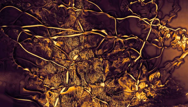 Kırmızı yağlı boya dinamik akışında karışık