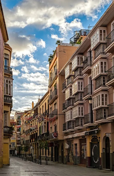 Malaga Ulicy Stare Historyczne Centrum — Zdjęcie stockowe