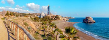 Penon del Cuervo. Costa del Sol, Malaga, İspanya. 