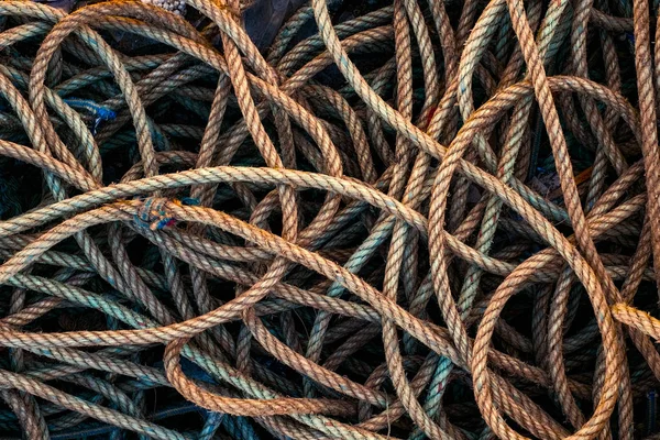 Pile Rope Background — Stock Photo, Image