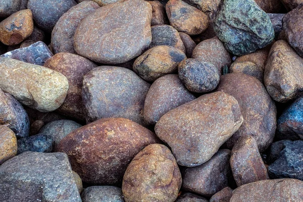 River Stones Background Close View — Stock Photo, Image