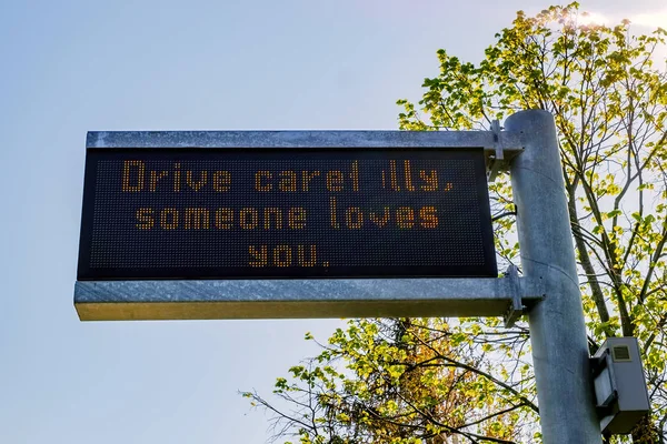 Traffic Sign Display Led — Stock Photo, Image