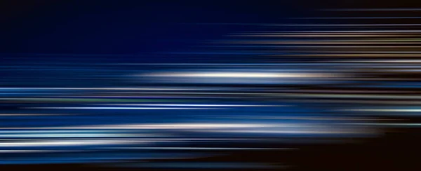 Abstract colorful light trails in the dark background — Stock Photo, Image