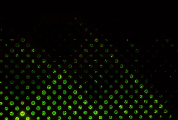 Abstrakt grönt ljus i mörkret — Stockfoto