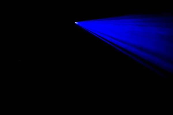 blue laser beams in the dark