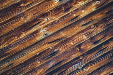 Eski rustik çam ahşap diyagonal panel arka plan