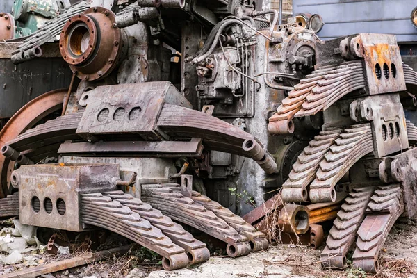 Teile der Lokomotive außer Betrieb — Stockfoto