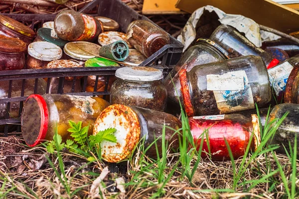 Élelmiszerszennyező jellegű üvegedények — Stock Fotó
