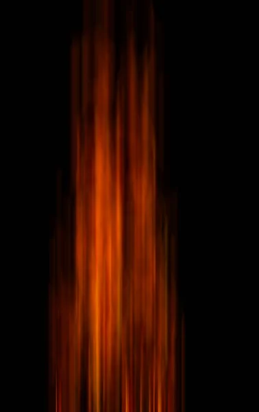 Line of fire flame motion blur — Stock Photo, Image
