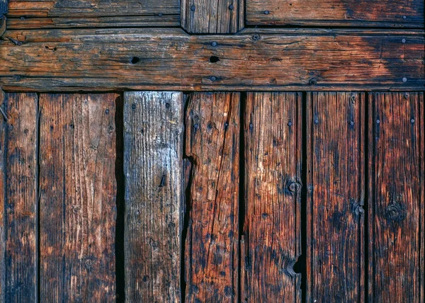 Old planks with rusty nails — Stock Photo, Image