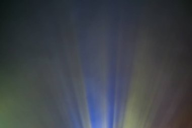 film ve sinema için duman yoluyla projektör renkli ışık Demeti 