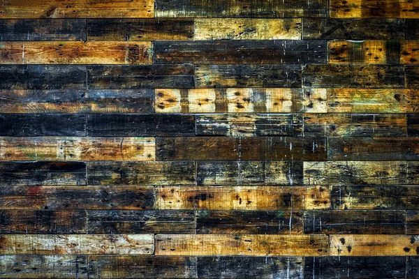 Textur av vintage mörka trä plankor — Stockfoto
