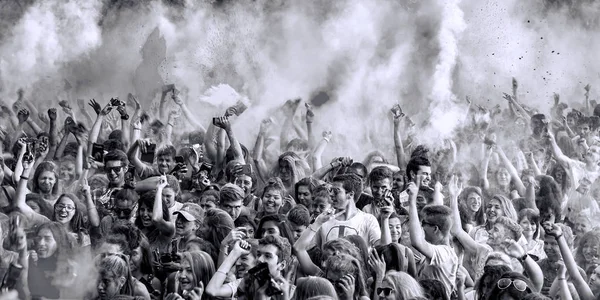 Musik und Farben, monokromatisch — Stockfoto