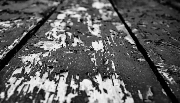 Old planks with peeled paint — Stock Photo, Image