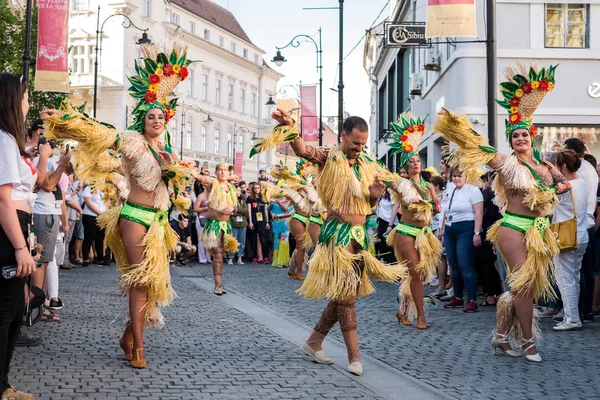 Die comparsa los cariocas — Stockfoto