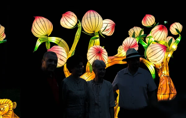 Das Laternenfest eine jahrhundertealte chinesische Tradition — Stockfoto