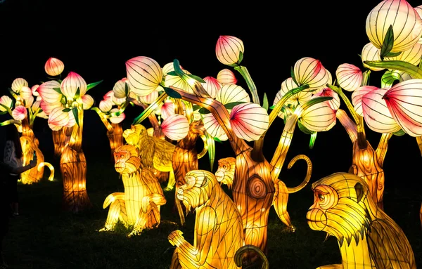 Das Laternenfest eine jahrhundertealte chinesische Tradition — Stockfoto