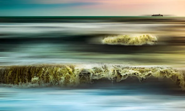 Mar de tempestade — Fotografia de Stock