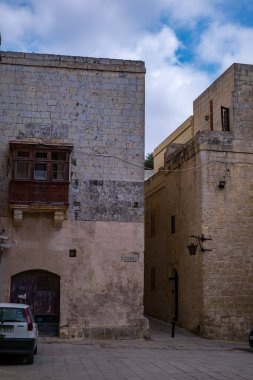 Mdina 'dan sokak sahnesi, Malta-sessiz şehir