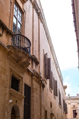 Mdina 'dan sokak sahnesi, Malta-sessiz şehir