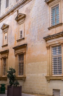 Mdina 'dan sokak sahnesi, Malta-sessiz şehir