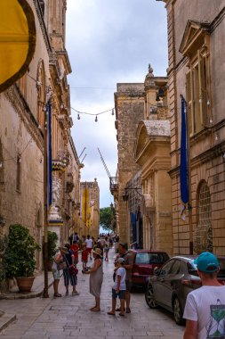 Mdina 'dan sokak sahnesi, Malta-sessiz şehir