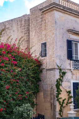 Mdina 'dan sokak sahnesi, Malta-sessiz şehir